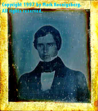 Ninth-plate daguerreotype of Young Man