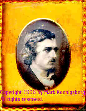 Ninth-plate daguerreotype of Man in Beard taken June 1855