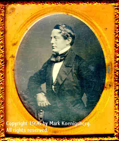 Sixth-plate daguerreotype of Distinguished Standing Man