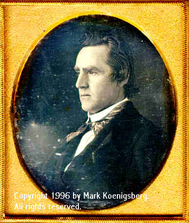 Sixth-plate daguerreotype of Great-Grandfather Eastman