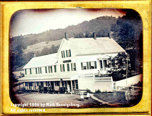 Quarter-plate daguerreotype of Thomas Cook Jr.'s White House